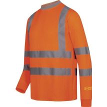 Warnschutz-langarm-t-shirt Nevio Größe Xxxl Orange