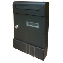 Cassetta Postale Condominio Cm.20,5x6,5x29h Colore Antracite - Fergarden
