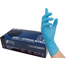 Guante Desechable Supreme Nitrile Talla Xl Azul Nitrilo En 374 Epi Iii 100 Ud/caja