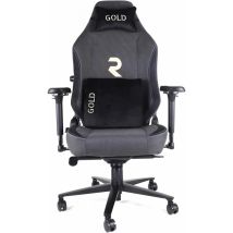 Romo - Silla Gamer Profesional Gold. Inclinación 180o, Altura Regulable, Reposabrazos 4d, Cojín Cervical Y Lumbar