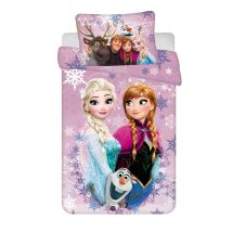 Disney Frozen - Kinder-bettwäsche Aus Baumwolle, 140x200 Cm & 70x90 Cm
