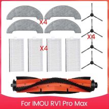 Ersatzteilset Für Den Imou Rv1 Pro Max Staubsauger: Seitenbürste, Filter, Reinigungstuch Und Rotierende Bürste ()