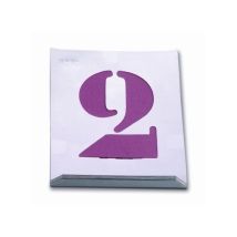 Numeracion Pintura 050 Mm Chapa Aluminio Nusac