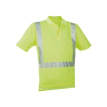 Polo T-shirt Giallo Ad Alta Visibilità, Taglia L