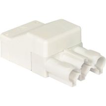 Prise Male 3 Poles Blanc 250v/16 A Bg