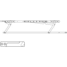 Atrium Sp Komfort Gleitscheren-set, Ffb 901-1250 Mm, Links, 1 Stk - Hautau