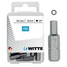 Punte Cacciavite Witte Sw 2 5 Pezzi Esagonale 25 Mm