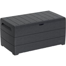 Duramax - Arcón Baúl - 416 L - Pvc - Color Gris Antracita - -
