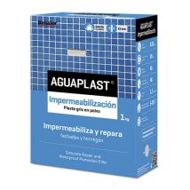 Aguaplast – Imprägnierung 1 kg – Dichtet und repariert Fassaden, Schwimmbäder, Beton – Hohe Haftung, geringe Schrumpfung – Farbe Grau