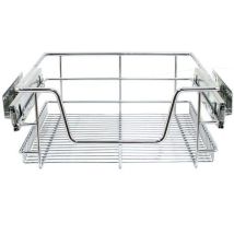 2 Cestas Deslizantes Kukoo Para Armarios De Cocina De 40cm 400mm Con Corredores Cestos Extraíbles De Cierre Suave Organizador Armario Lavadero 