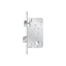 Cerradura de calado PZ E72 con sistema de trampa magnética – Acero galvanizado – 55 mm espina – 235 mm longitud