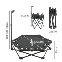 Centra 42 Inch Trampoline Handrail Rebounder Folding Fitness Exercise Home
