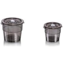 Magic Vac - Aco1005 Recipiente De Almacenar Comida Alrededor Gris, Transparente
