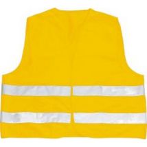 Gilet di Visibilità Pes – Giallo – 130 cm – EN ISO 20471 Classe 2 – Abbigliamento Protettivo WICA TEX