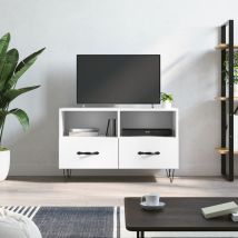 Jinlefu - Tv Cabinet White 80x36x50 Cm Engineered Wood Vidaxl
