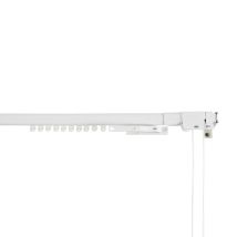 Cintacor – Ausziehbare Vorhangschiene aus Metall – Verstellbare Länge 160 cm bis 300 cm – Inklusive Halterungen und Zubehör