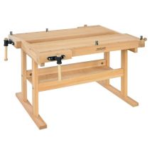 Ramia - Etabli De Bois Professionnel 2 Personnes (hêtre Massif) 1540x1140x850 Mm - Goal