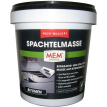 Bitumen Spachtelmasse 1 kg – Gebrauchsfertig – Hohe Haftkraft – Witterungsbeständig – Für Reparaturen auf Dächern und Terrassen