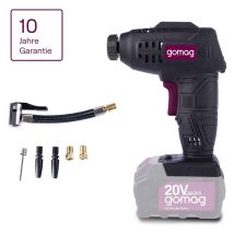 Gomag Akku Handkompressor Go-lp20 20v Luftpumpe Mobil 7 Bar Arbeitsdruck