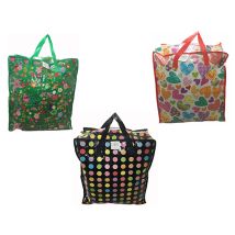 Borsa Per La Spesa Shopping Riutilizzabile Con Cerniera Stampata 55 Cm
