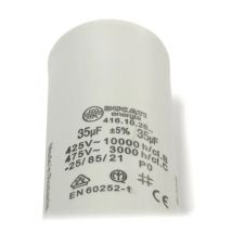 Condensatore Motore 35uf 425vac Faston + M8 Ducati Dimensioni 40x95mm 35mf450v/ducati