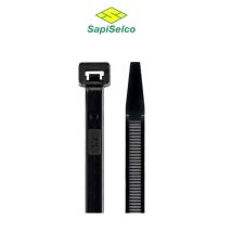Fascette Nylon Sapiselco Selfit Nere - Confezione Da 100 Fascette Larghezza: 2,5mm Lunghezza: 160mm Diametro 40mm (confezione 100pz)