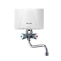 Clage M-smb 7, Scaldabagno Istantaneo Elettrico Piccolo Con Rubinetto Speciale Senza Pressione, Idraulico, 6.5 Kw / 400 V, 1500-17107
