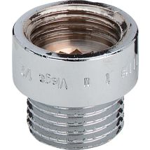 Viega Prolunga Rubinetto, G 1/2, L 40 Bronzo Rosso O Bronzo Al Silicio, Cromato Modello 3526, 447205