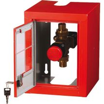 Clesse:coffret Avec Vanne Coup De Point Et Clef De Rearmement Type 60111 Coffret Sous Verre Dormant