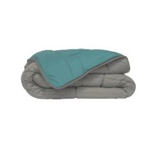 Poyet-motte - Copriletto Leggero Hudson In Microfibra 200g/m² 220x240cm Galet + Lac