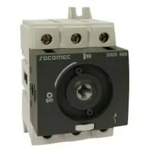 2200 3002 Isolator Switch 3x25a - Black - Socomec