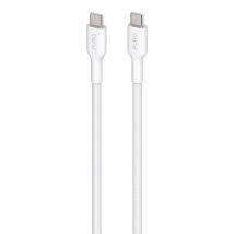 Cable Usb-c A Usb-c Trenzado De Alta Resistencia Puro Fabric De 1,2 M (blanco)