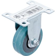 Ruota in gomma con supporto fisso Ø 50 mm – Capacità di carico 40 kg – Adatta per carrelli e contenitori – Bgs Do It Yourself
