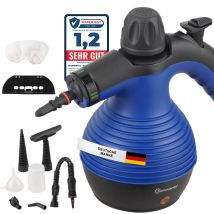Dampfreiniger Handgerät Sc350 – Kompakter Hand-dampfreiniger Für Alles – Polstermöbel, Fliesen, Böden, Uvm – Steam Cleaner Mit 350 Ml Tank, 110°c 