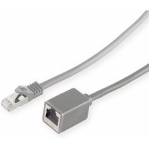 Extension De Câble Patch Rj45 S-impuls, 0,5 M, Gris, Câble Brut Cat.7