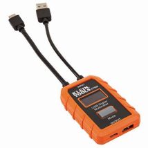 Misuratore Di Potenza Usb, Usb-a E Usb-c Digital Meter Per Tensione, Corrente, Capacità, Energia E Resistenza, Klein Tools Et920