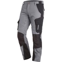 Fhb - Pantalón De Trabajo Florian Talla 58, Gris/negro