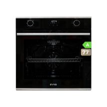 Evvo Horno Integrable H20, 77l, Clase A, 7 Programas, Display Digital, Temporizador, Mando Selector, Puerta Triple Cristal, Inox.