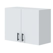 Miroytengo - Módulo Alto De Cocina Para Colgar 80 Cm Mueble Alto Cocina Suspendido Kira Blanco Brillo 80x59x34 Cm