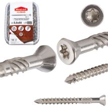 Tornillos Para Suelos Y Terrazas Inox A2 Wn 5.0x050