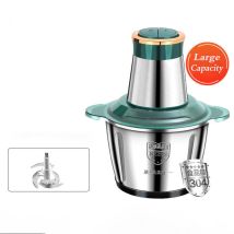 Hachoir A Viande Electrique En Acier Inoxydable 250w 2l Hachoir A Legumes Haut / Bas 2 Vitesses Double Lames Convient Pour Viande, Fruits, Cacahuetes,
