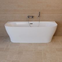 Vasca Freestanding - Velvet 180 Blanche - Bianco - 180 X75 X58 Cm, By Spalina