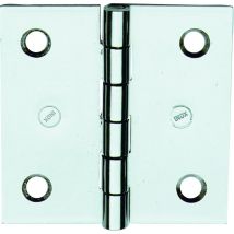 Nautisches Edelstahlscharnier Art.850in Mm.40hx30 Fester Stift 12 Stk.- Ruheraum