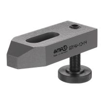 Amf - Braccio Di Serraggio N. 6314v Per Cava A T 12 + 14 Mm Altezza Di Serraggio 10-47 Mm