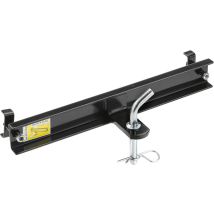 VILLAGER Anhängesatz für Rasentraktoren 98 cm kompatibel mit SD 98, SD 108 Zubehör für Rasenmäher