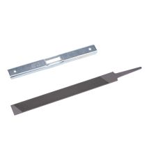 Kettensägen-Schärfset – Flachfeile & Tiefenmesser – Stahl – Silber – Kompatibel mit fast allen Kettensägen