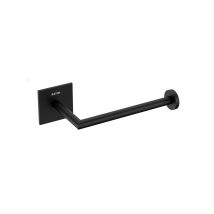 Cosmic – 2763658 – Portarrollos sin tapa negro Stick – 15.2cm x 7.6cm x 4.5cm – Latón – Acabado negro mate