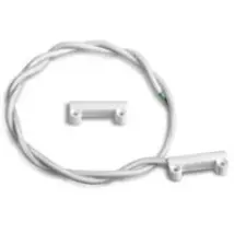 Mms50 - Contatto Da Superficie In Abs, Terminale Con Cavo. Colore Bianco. Confezione Da 10 Pz.