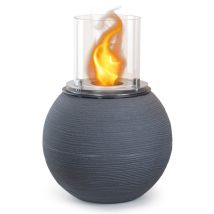 Camino De Bioetanol Para Suelo Botticelli De Fundición Gris Diámetro 40×h54 Para Interior/exterior – Divina Fire
