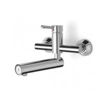 Dmp Electronics - Grifo Electrónico De Pared 205x186 Mm Metal Cromado Brillante Speedymix